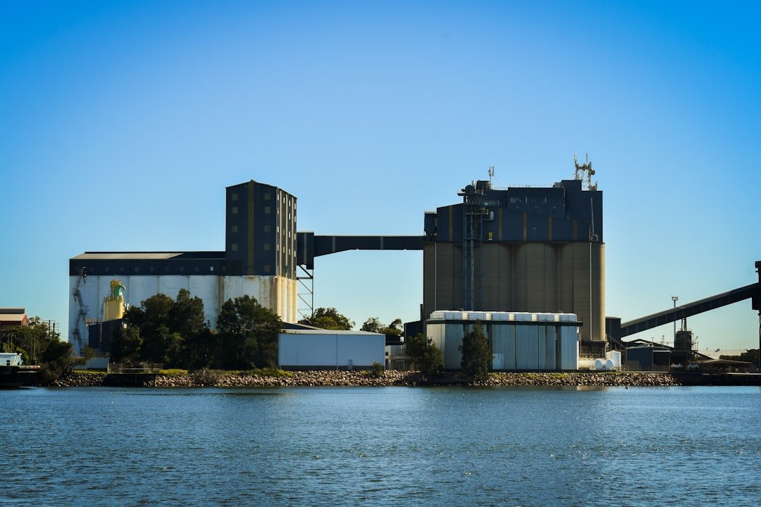 Port at Newcastle boat harbour